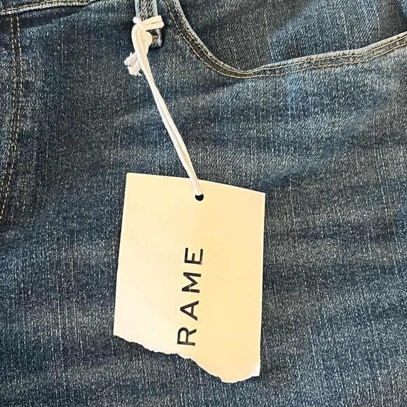 FRAME LE GARCON MID-RISE STRAIGHT-LEG ANKLE JEANS IN KINMOUNT NWT‎ WOMEN'S 32 - Picture 10 of 16